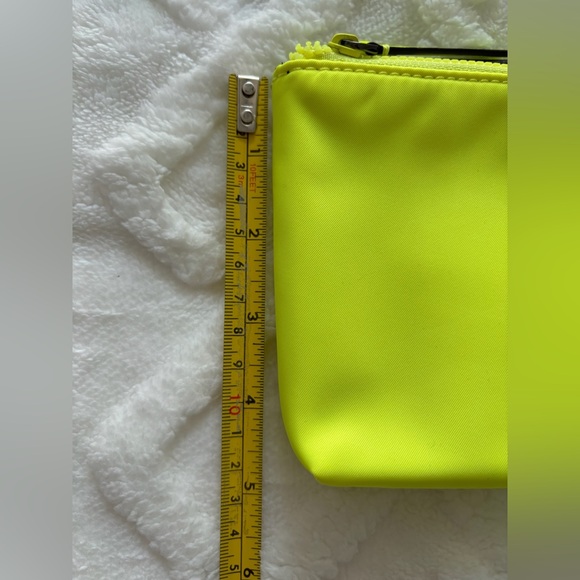 Kate Spade Jae nylon medium double zip wristlet, hot yellow - Picture 4 of 5